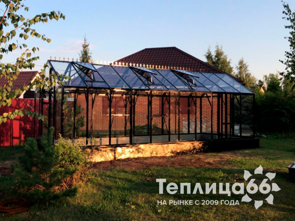 Теплица Гарденикс 3 С (под стекло), ширина 3 м