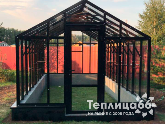 Теплица Гарденикс 3 С (под стекло), ширина 3 м